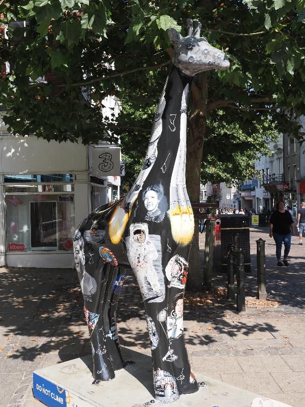 Norwich, England: Gentlemans Walk: One Small Step (Franklin Rackham)