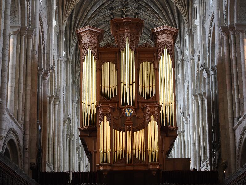 Norwich, England: Norwich Cathedral: organ