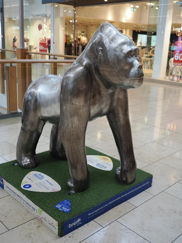 Norwich, England: Chantry Place, upper ground: Silverback (Daniel Bland)
