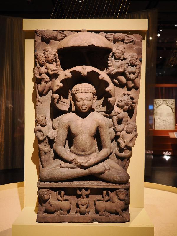 London, England: British Museum: Parshvanatha (AD 600-700, Gyraspur, Madhya Pradesh, India)