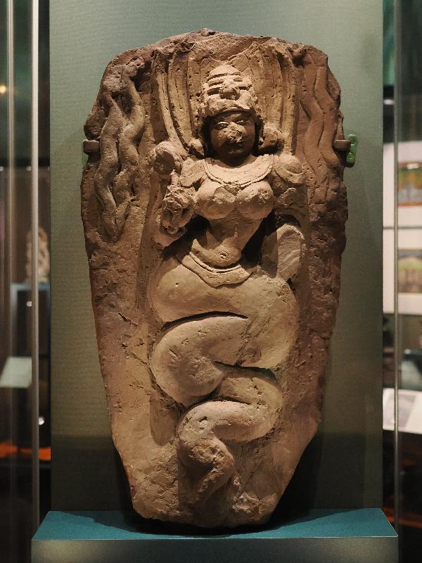 London, England: British Museum: Nagini (female sacred serpent) (AD 500-600, Palnadu, Andhra Pradesh, India)