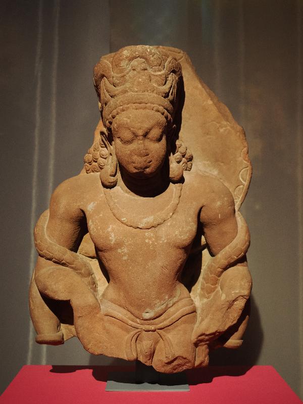 London, England: British Museum: Vishnu (about AD 450, Uttar Pradesh or Madhya Pradesh, India)