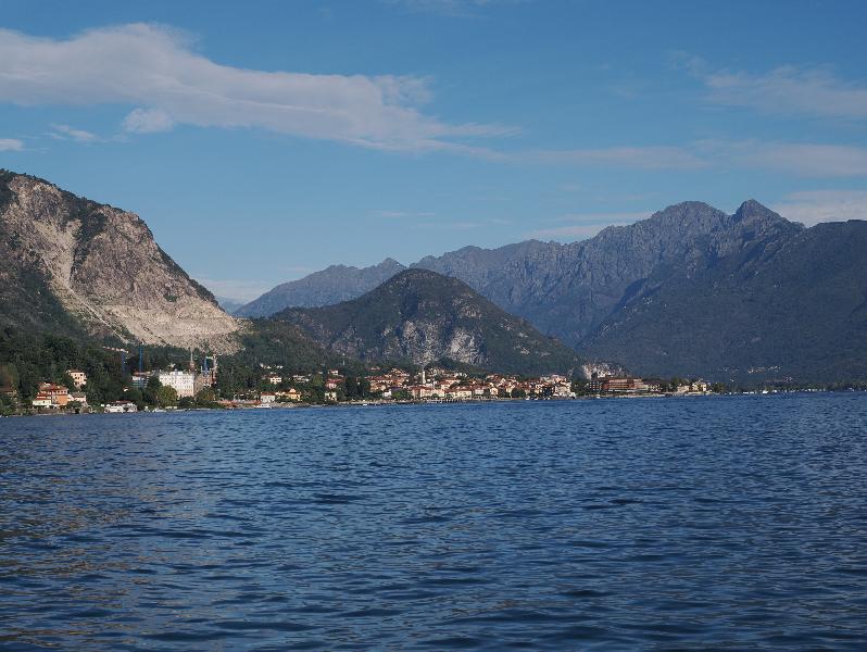 Lake Maggiore, Italy: view of Baveno