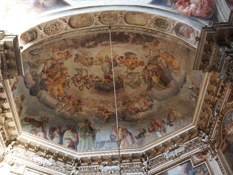 Como, Italy: Basilica di San Fedele: Assumption (1613, Francesco Carpano and Giovan Domenico Caresana)
