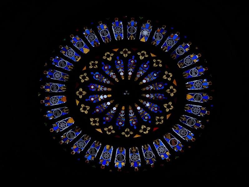 Como, Italy: Cattedrale di Santa Maria Assunta: rose window