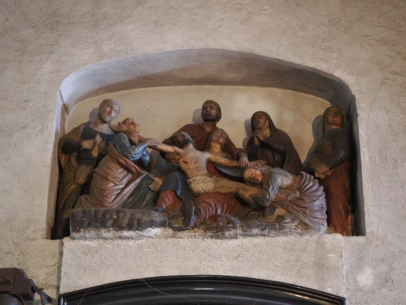 Varenna, Italy: Church of San Giorgio: Descent from the Cross