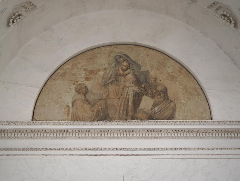 Bellagio, Italy: Villa Melzi, chapel: Madonna with Child, St. Bernard and a saint (Giuseppe Bossi)