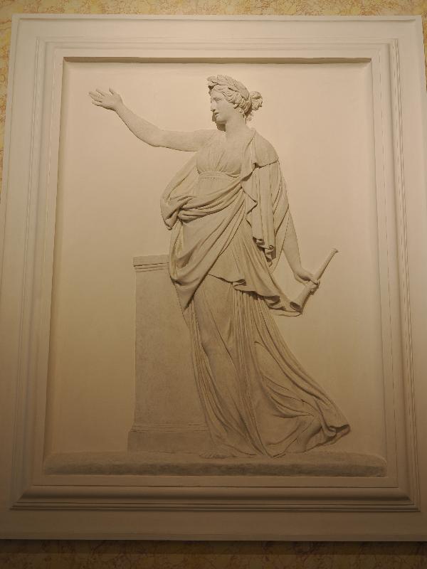 Tremezzina, Italy: Villa Carlotta, Plaster Room: Poetry (first quarter 19th century, Luigi Acquisti)