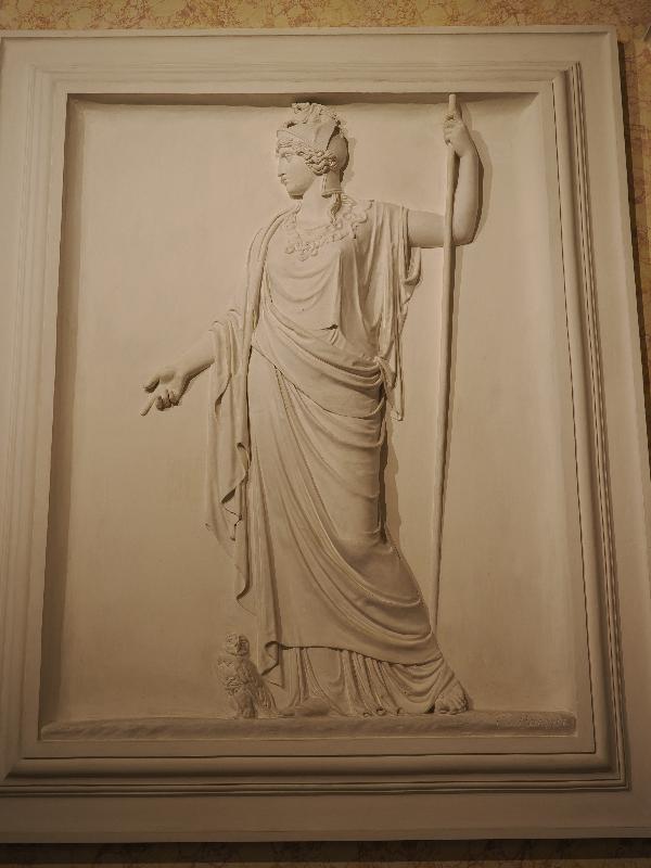 Tremezzina, Italy: Villa Carlotta, Plaster Room: Minerva (first quarter 19th century, Camillo Pacetti)