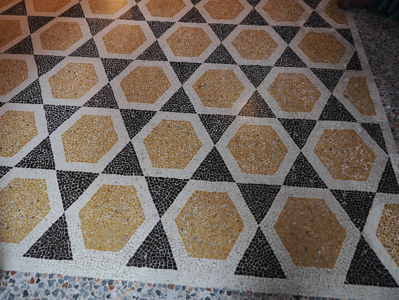 Tremezzina, Italy: Villa Carlotta, Palamedes Room: floor decoration
