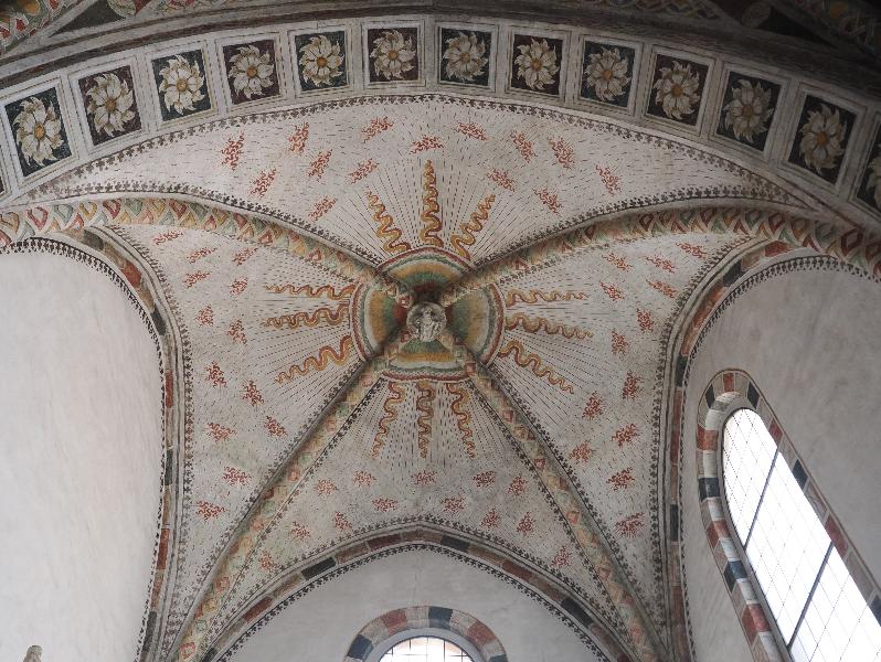 Milan, Italy: Basilica di Santa Maria delle Grazie: ceiling