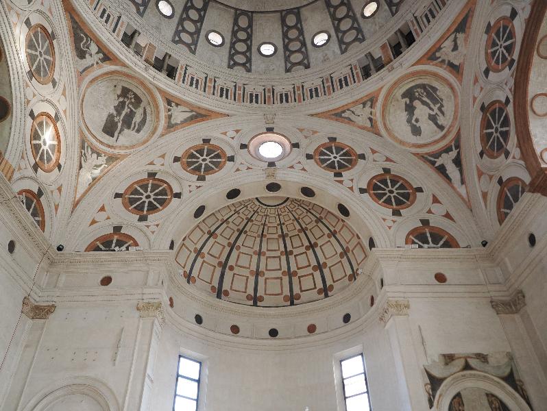 Milan, Italy: Basilica di Santa Maria delle Grazie: apse decoration