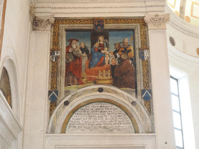 Milan, Italy: Basilica di Santa Maria delle Grazie: Madonna and Child
