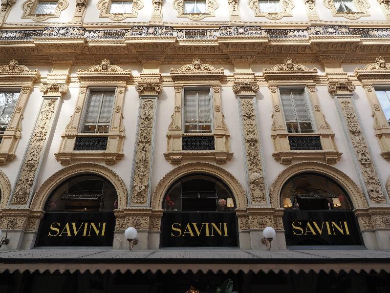 Milan, Italy: Galleria Vittorio Emanuele II: facade