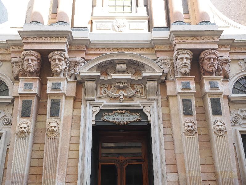 Milan, Italy: Chiesa San Raffaele: facade