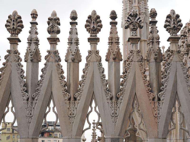 Milan, Italy: Duomo di Milano: finials