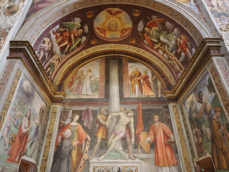 Milan, Italy: Chiesa di San Maurizio al Monastero Maggiore: Chapel of St Catherine (Besozzi) (1530, Bernardino Luini)