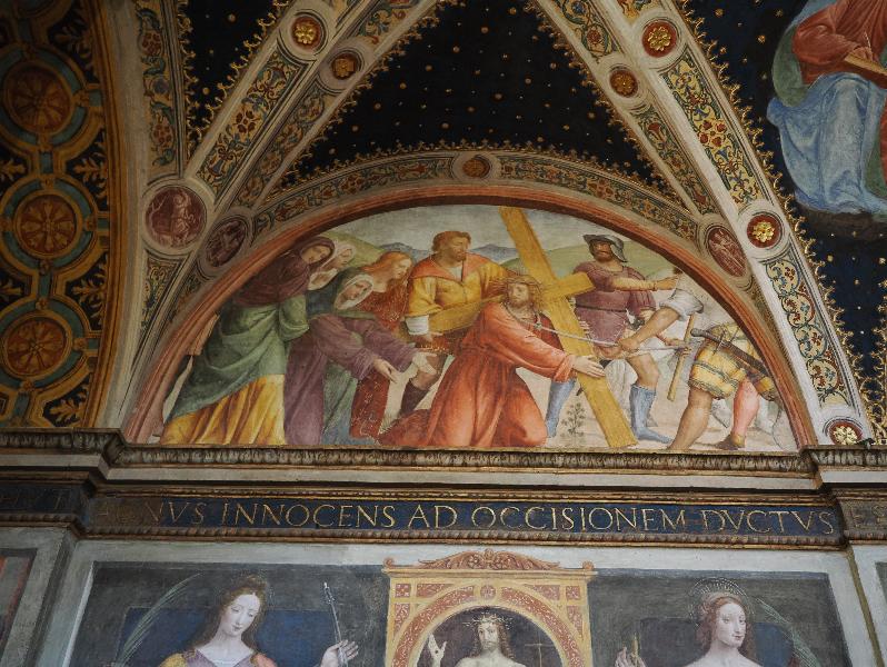 Milan, Italy: Chiesa di San Maurizio al Monastero Maggiore: Christ Falling on the way to Calvary