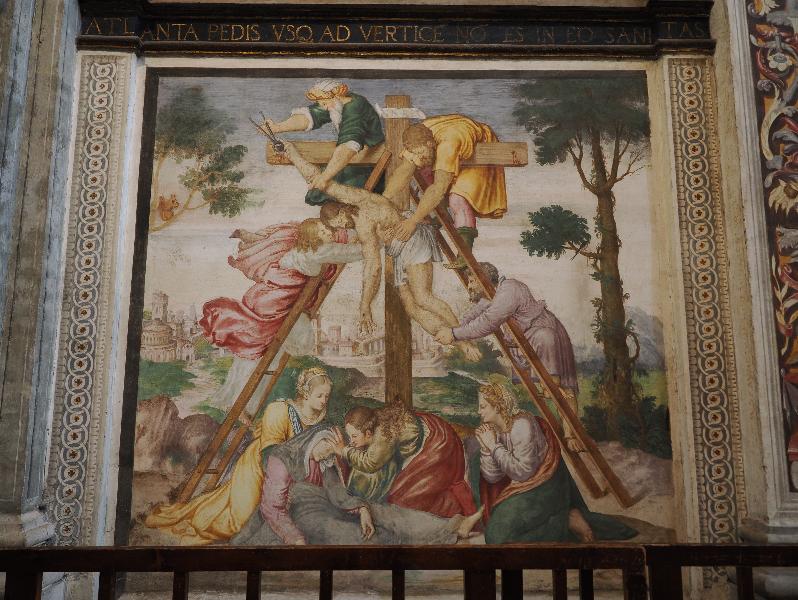 Milan, Italy: Chiesa di San Maurizio al Monastero Maggiore: Descent from the Cross