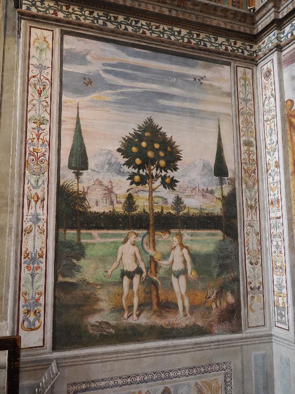 Milan, Italy: Chiesa di San Maurizio al Monastero Maggiore: Adam and Eve