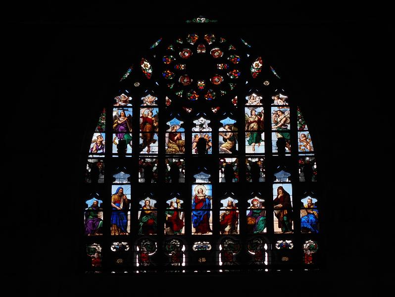 Milan, Italy: Duomo di Milano: north window