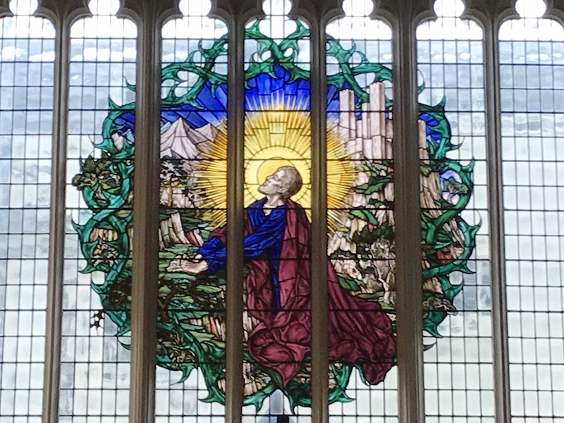 London, England: St Michael's Church: Agony in the Garden (1952, Hugh Easton)