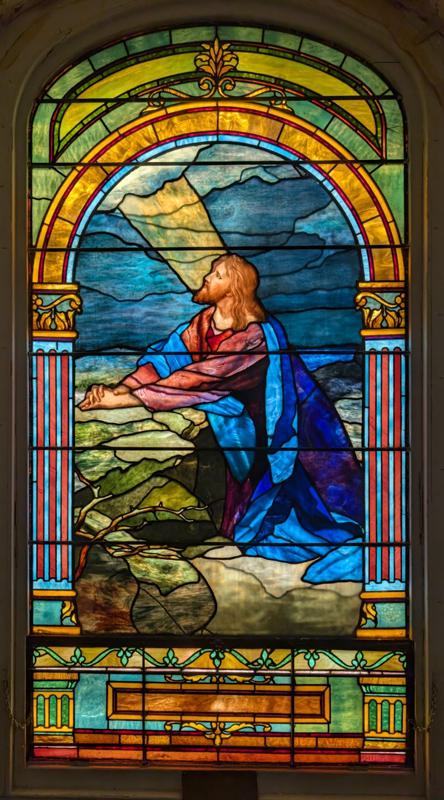 Davis Memorial Window:  Gethsemane