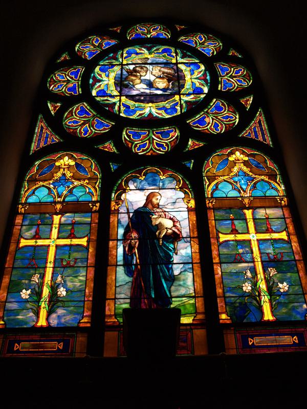 Camp Memorial Window:  Christ the Good Shepherd