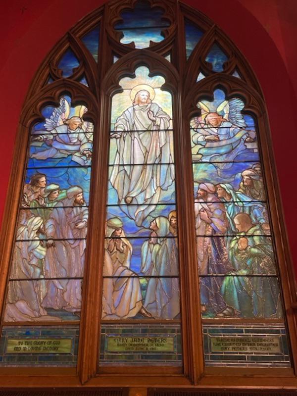 Peters Memorial Window:  Ascension