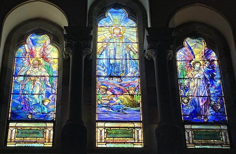 Brown Memorial Window:  The Second Coming