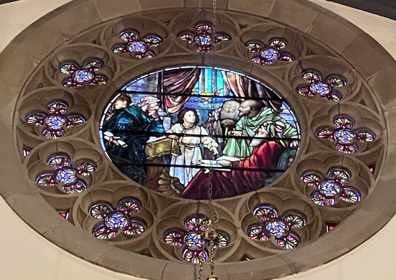 Bailey Memorial Window:  Jesus in the Temple