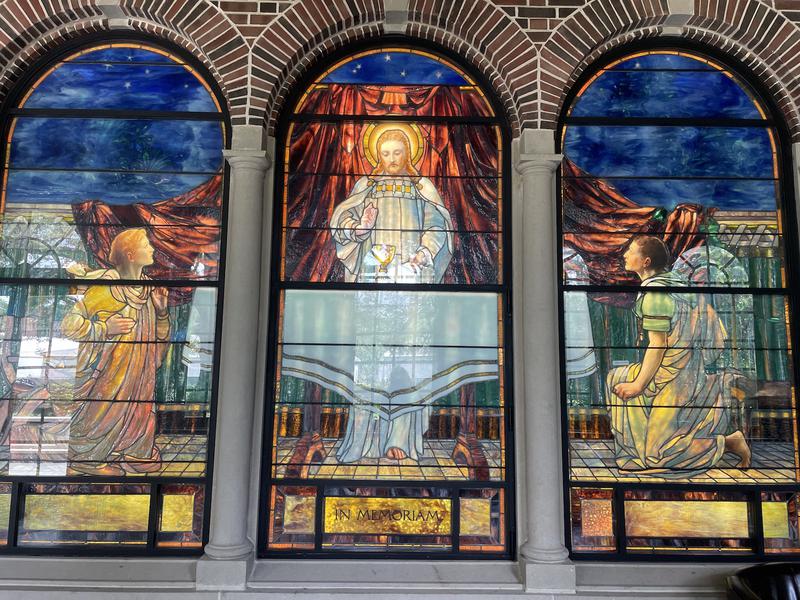 Callender Memorial Window:  Supper at Emmaus