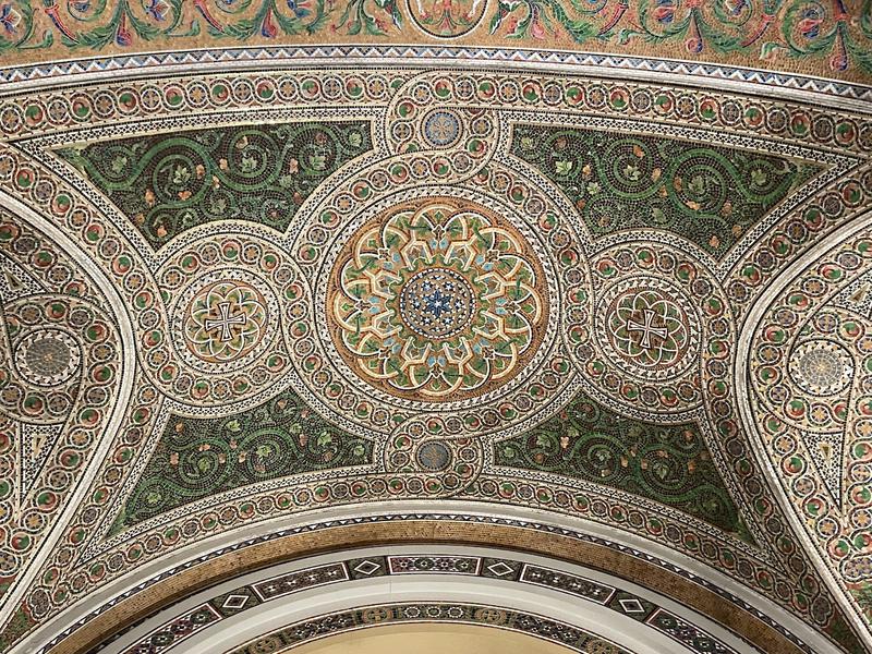 wall and ceiling mosaics