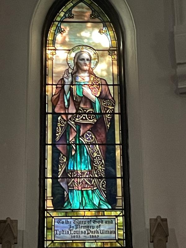 Ulman Memorial Window:  Christ and Four Evangelists