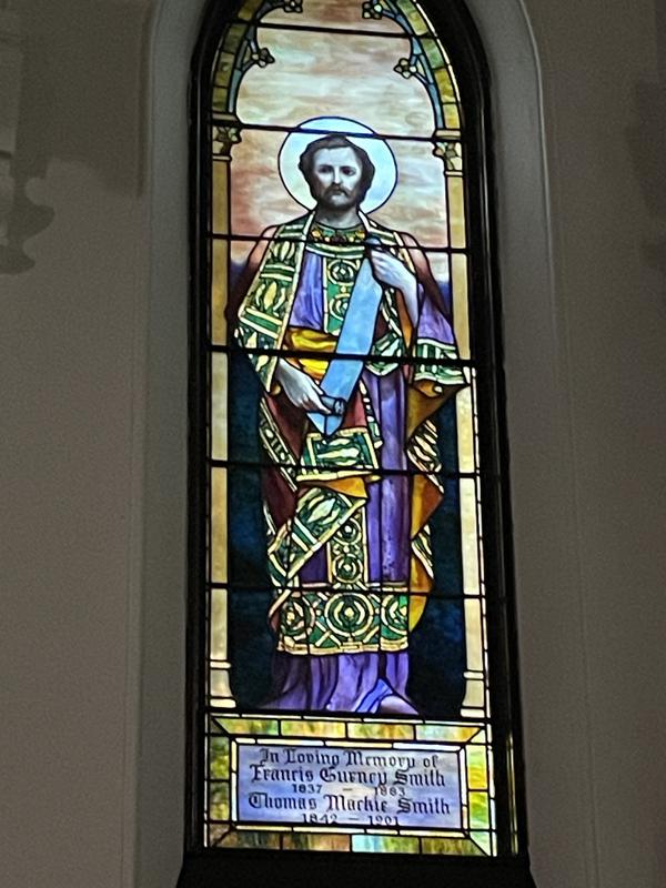 Smith Memorial Window:  Christ and Four Evangelists