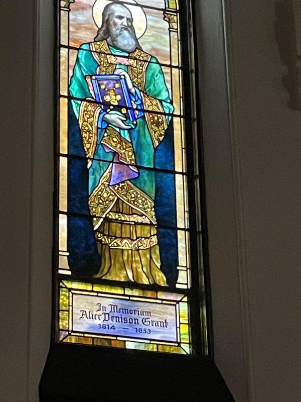 Grant Memorial Window:  Christ and Four Evangelists