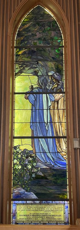 Baldwin Memorial Window:  Three Marys at the Tomb