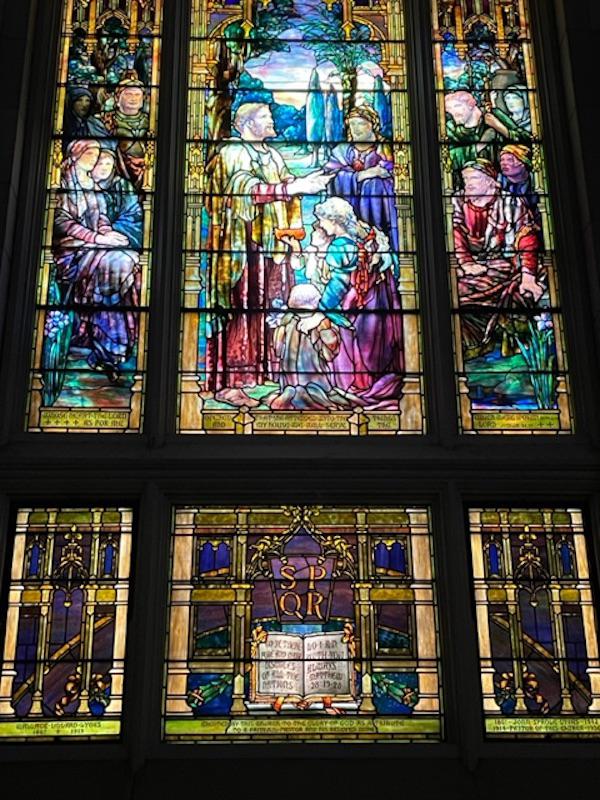 Lyons Memorial Window:  Paul at Phillippi