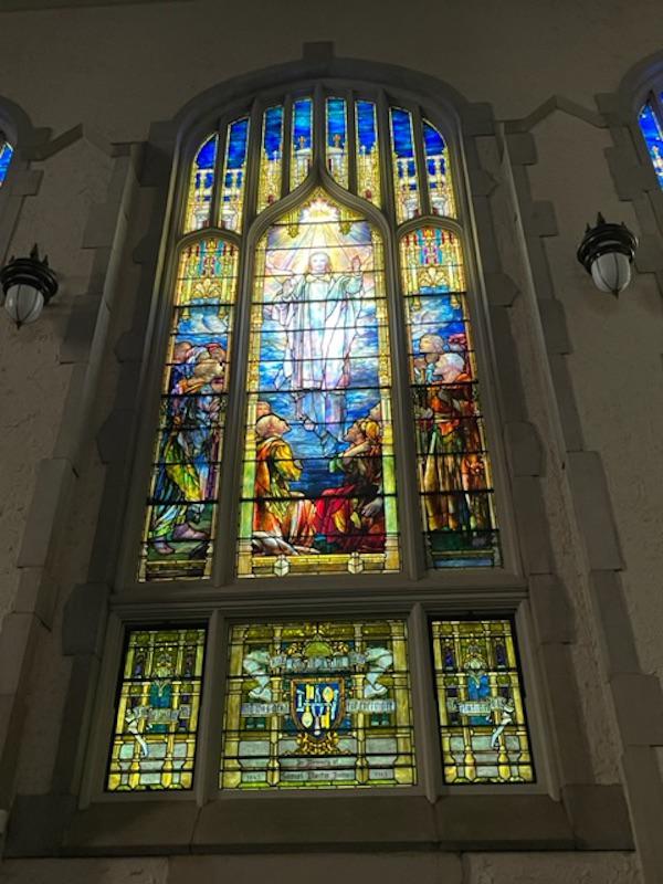 Inman Memorial Window:  Ascension