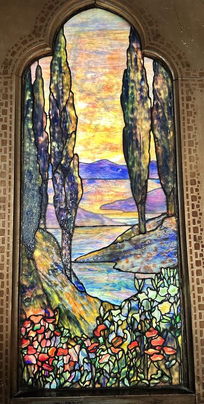 Johnson Memorial Window:  landscape