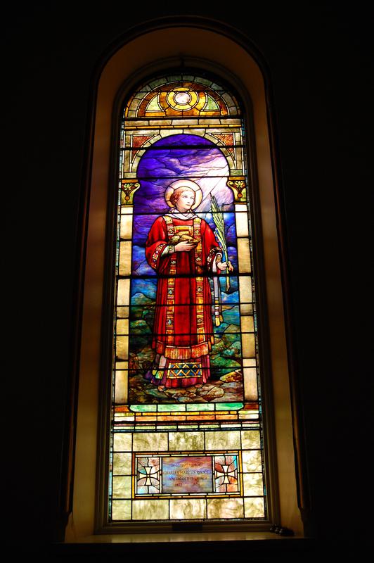 Rhodes Memorial Window:  St. Stephen