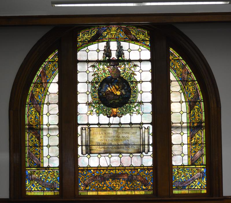 Longfellow Memorial Window:  ornamental