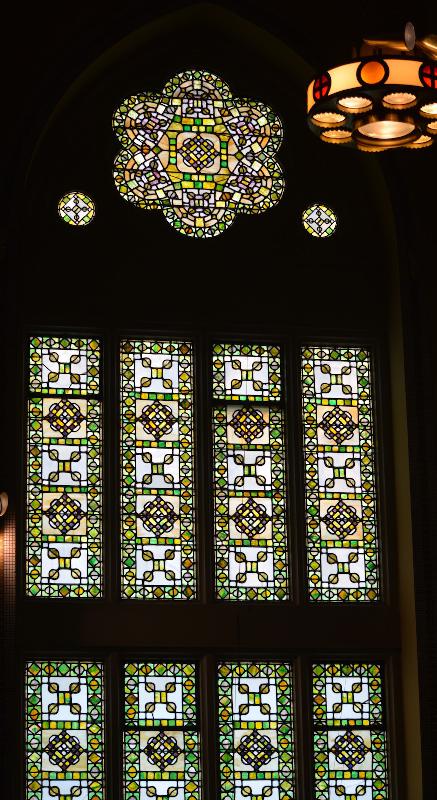 Davenport Memorial Windows:  ornamental windows