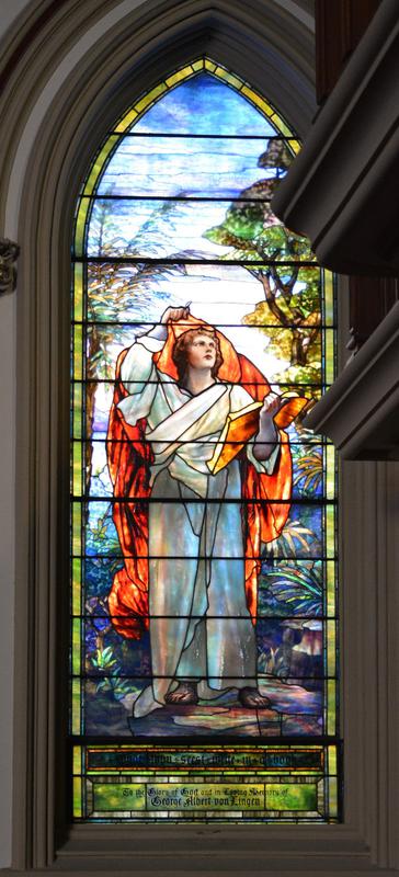 Von Lingen Memorial Window:  St. John