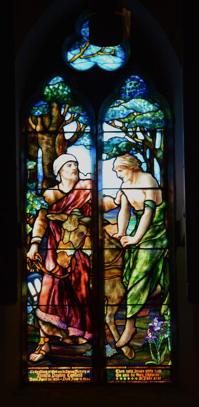 Canfield Memorial Window:  Good Samaritan