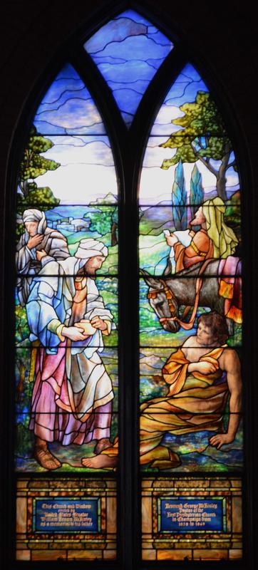 McKinley Memorial Window:  Good Samaritan