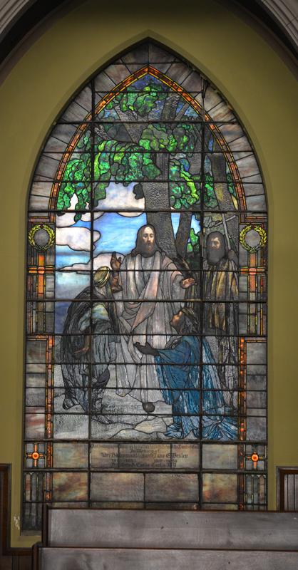 Balcom Memorial Window:  Behold, the Lamb of God