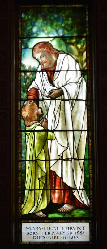 Brunt Memorial Window:  Blessing Children