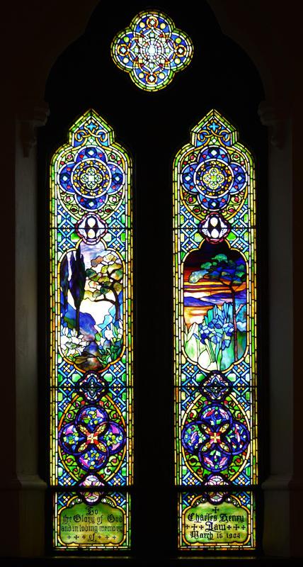 Law Memorial Window:  landscape