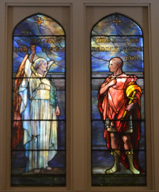 Hoare Memorial Window:  Cornelius and the Angel